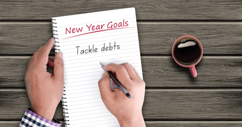 New year goals - tackle debts