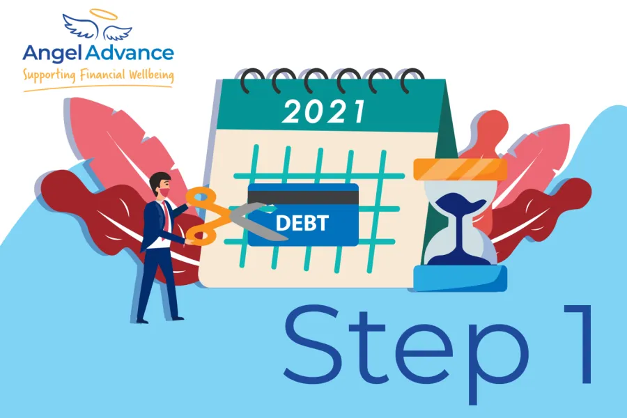 Cutting debt 2021 step 1