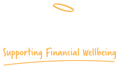 Angel advance logo new white