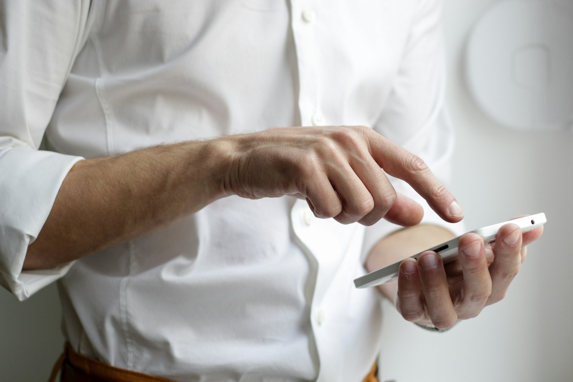 Person Holding A Phone