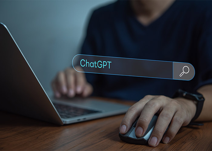 someone searching for ChatGPT